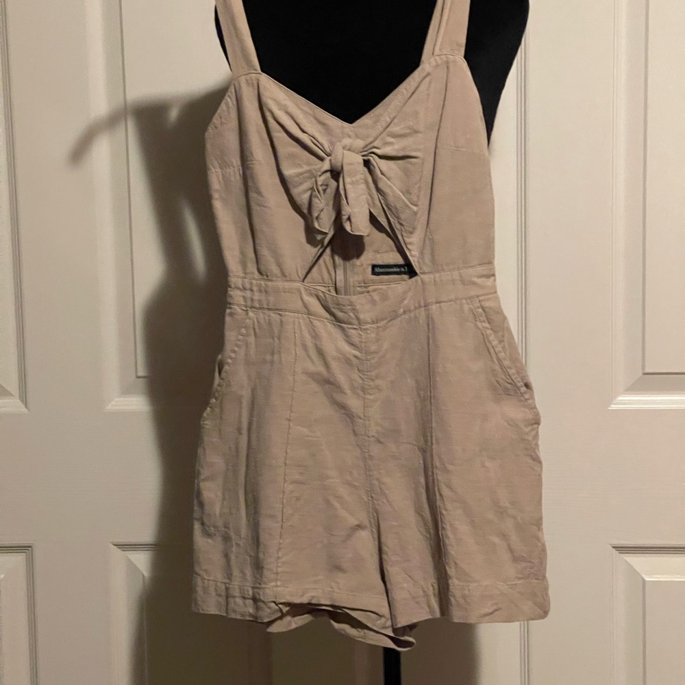Abercrombie & Fitch Tan Romper